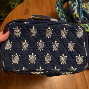 Vera Bradley Navy Blue Sea Turtles Make Up Bag